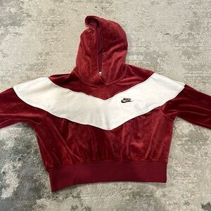 Velour sweatshirt